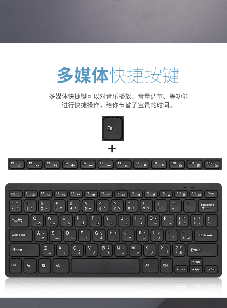 Arabic Keyboard Arabic Wireless Keyboard and Mouse Set Arabic Learning Keyboard Wireless Keyboard and Mouse