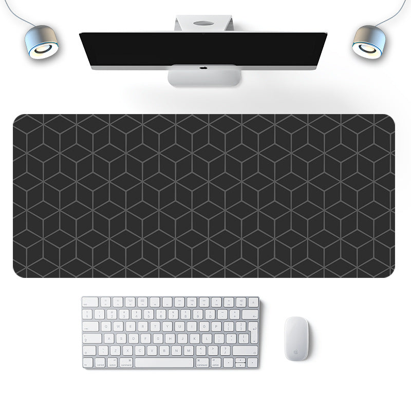 Simple Japanese mouse pad oversized electronic keyboard pad thermal transfer thick rubber wrist mouse pad wholesale