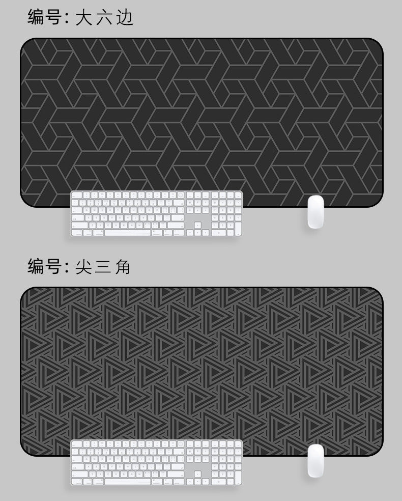 Simple Japanese mouse pad oversized electronic keyboard pad thermal transfer thick rubber wrist mouse pad wholesale