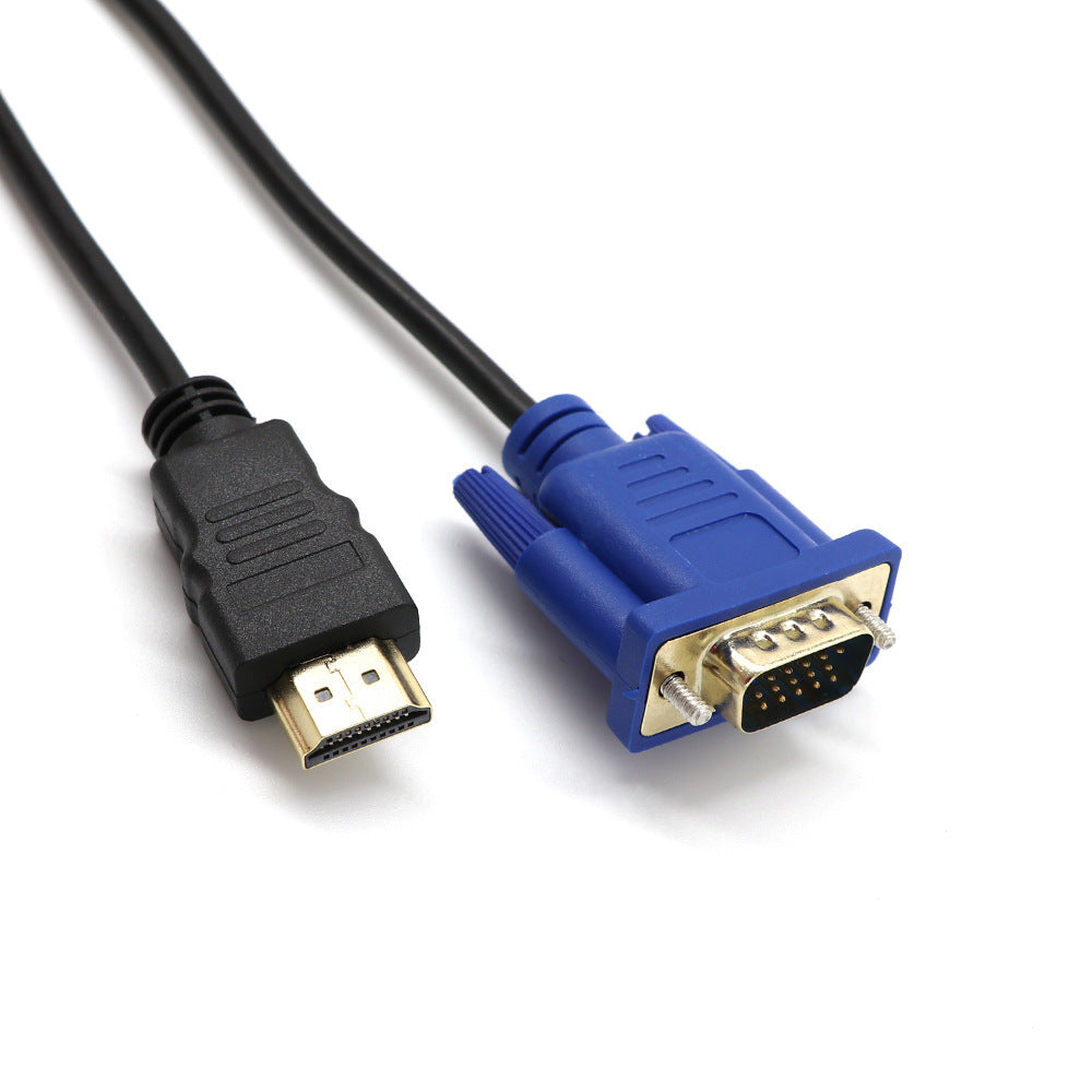 HDMI to Vga Hd Conversion Cable HDMI to Vga Player Dvd Connected to Tv Cable Without Network and Ring