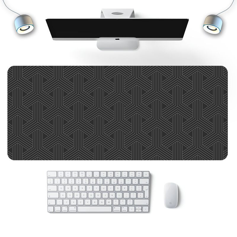 Simple Japanese mouse pad oversized electronic keyboard pad thermal transfer thick rubber wrist mouse pad wholesale