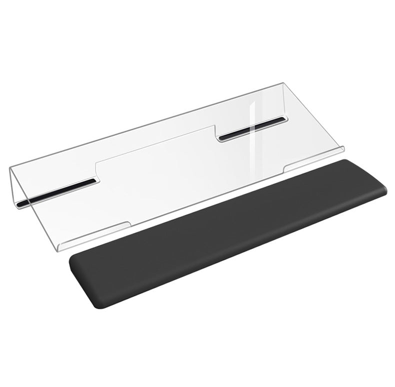 Ergonomic Keyboard Stand Increased Z-Shaped Keyboard Stand Desktop Stand Tilted Transparent Acrylic Keyboard Tray Bracket