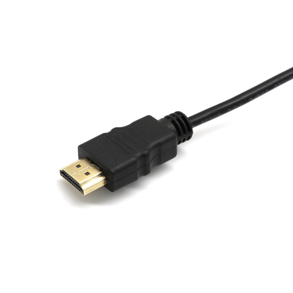 HDMI to Vga Hd Conversion Cable HDMI to Vga Player Dvd Connected to Tv Cable Without Network and Ring