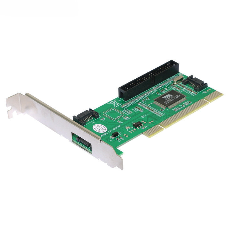 Hard Disk Transfer Card Expansion Card VIA6421 PCI to SATA ESATA Card PCI to IDE Desktop