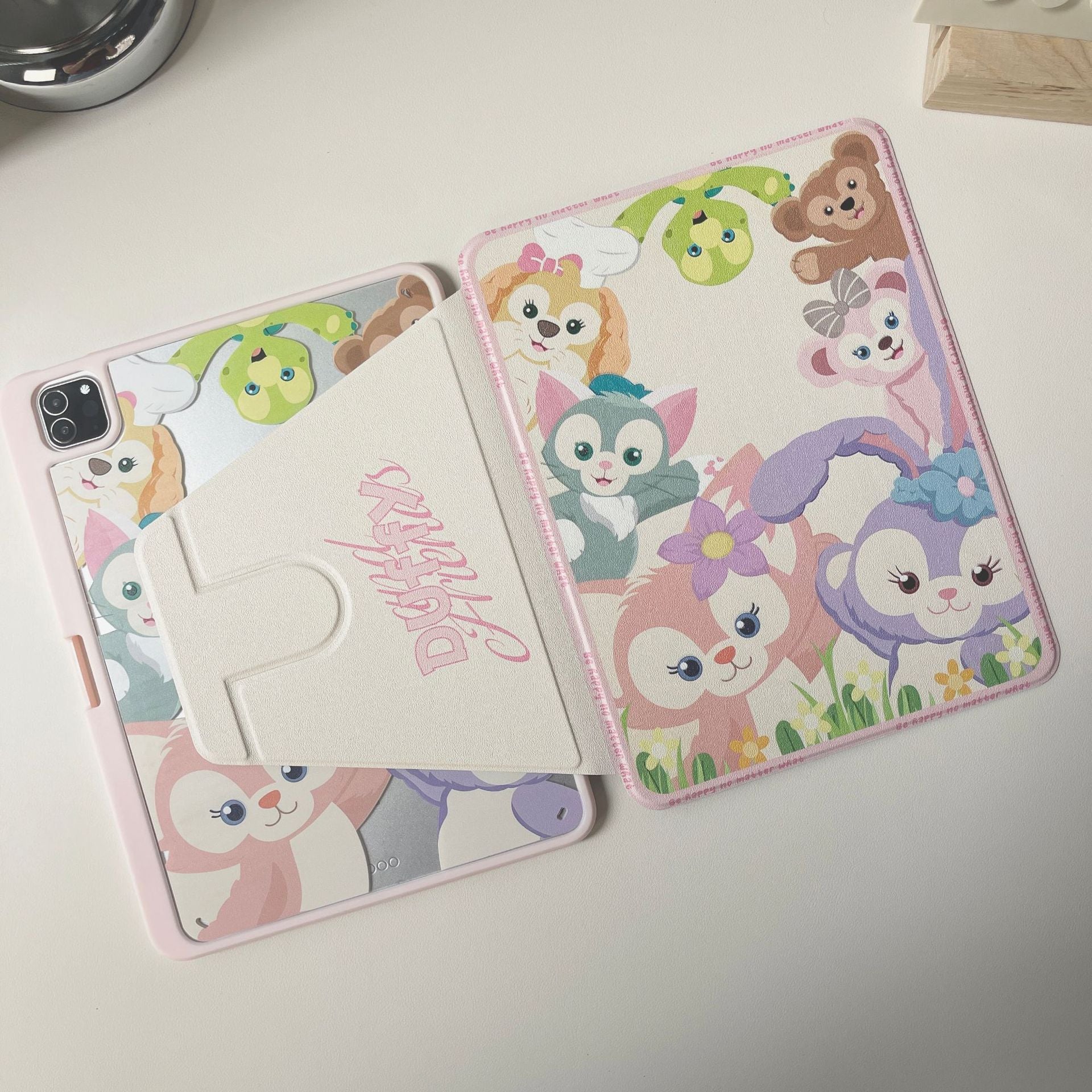 Suitable for ipadair7 flat protective cover pro11 inch cartoon painted 9 generation mini76 acrylic 10/11 generation