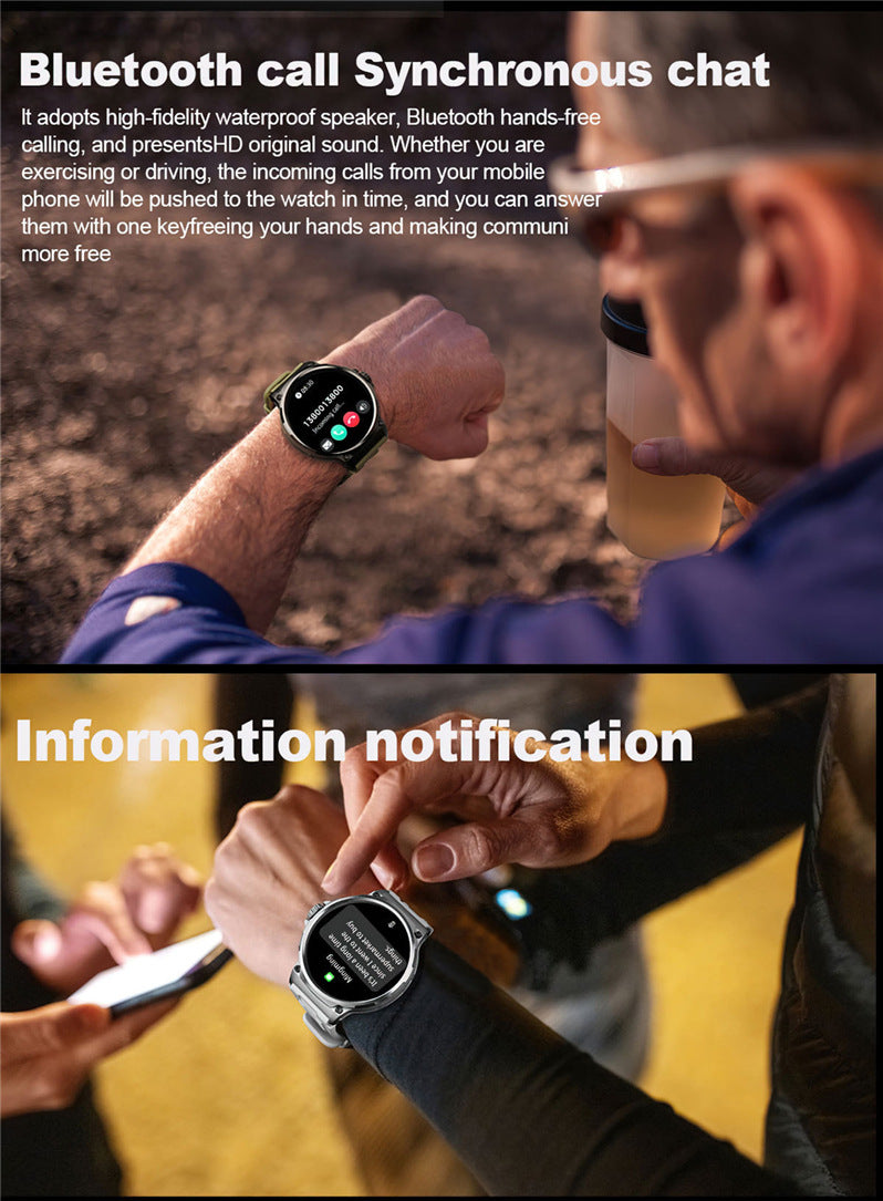 V69 Smart Watch 1.85inch Large Screen Bluetooth Call Large Screen Heart Rate Blood Oxygen Multi-Sport Outdoor Pedometer Bracelet