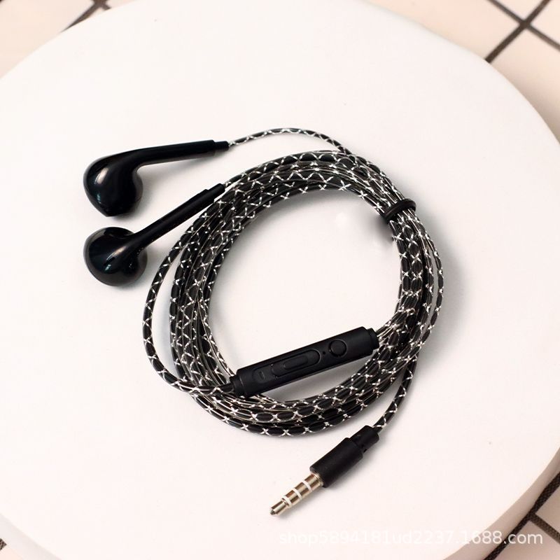 Headphone Wired Extension Cable 2m In-Ear Computer Host Round Hole Jack Mobile Phone Universal Headphone Cable Monitoring