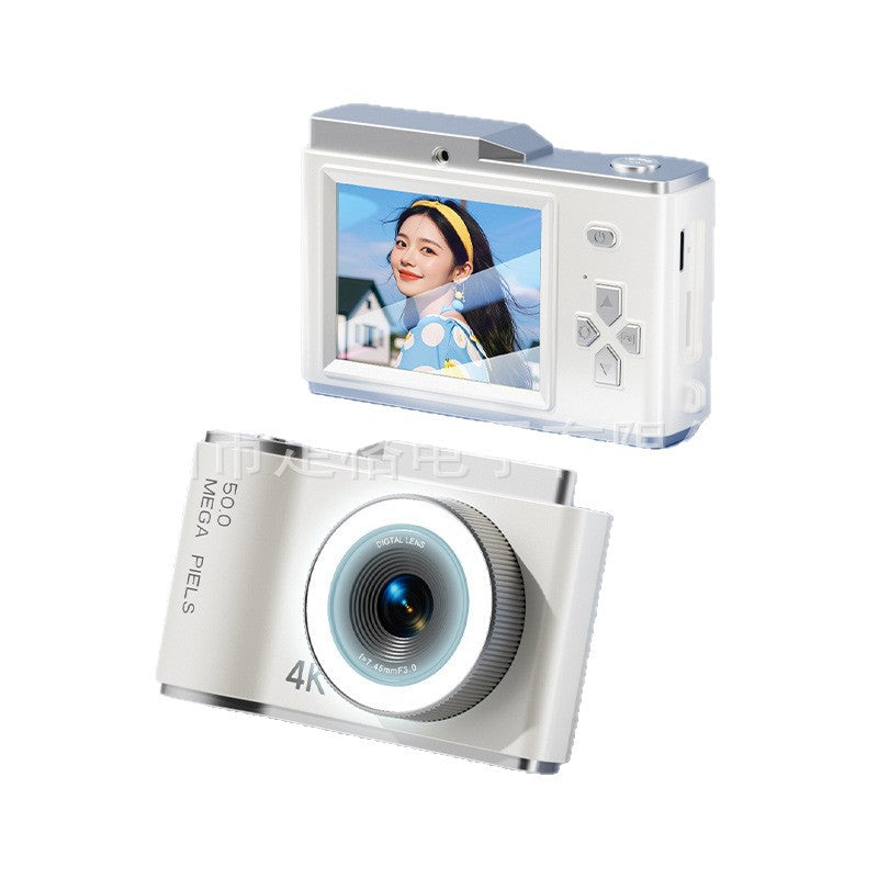 New Cross-Border D05 Children's Camera for School Students, Portable High-Definition Digital Wholesale Retro Ccd Compact Camera with Telephoto Lens