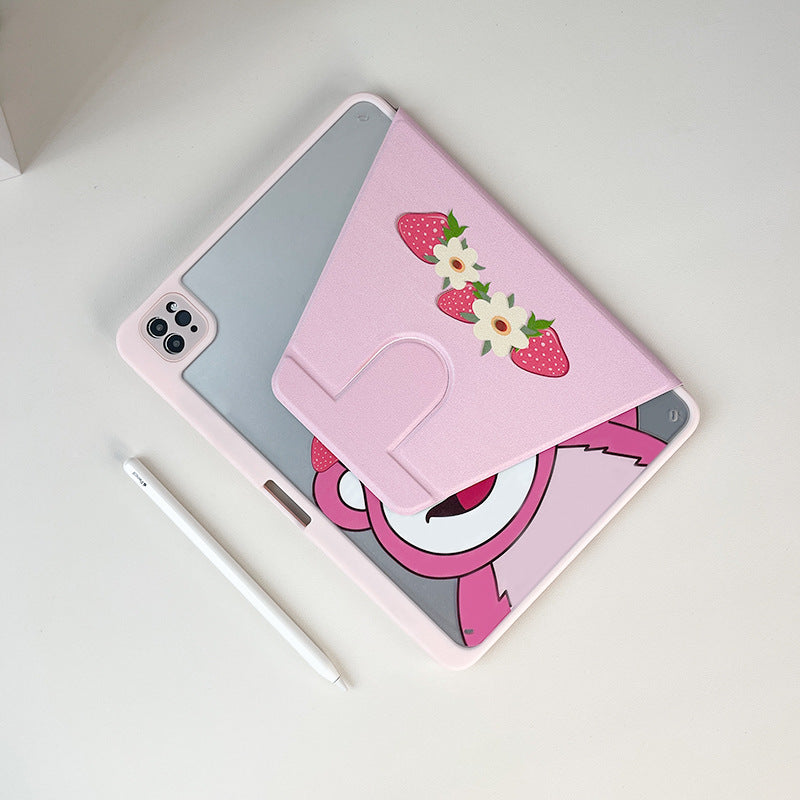 Suitable for ipadair7 flat protective cover pro11 inch cartoon painted 9 generation mini76 acrylic 10/11 generation
