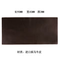 Thickened Crazy Horse leather computer table mat desk leather mouse pad cowhide laptop comfortable non-slip leather pad