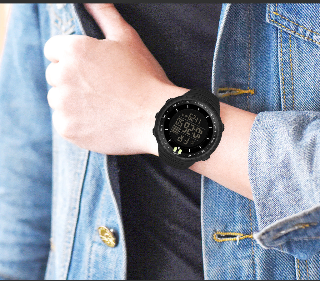 Factory Product Synoke Sports Electronic Watch Outdoor Mountaineering Multi-Functional Luminous Waterproof Large Dial Fashionable Commuter Watch