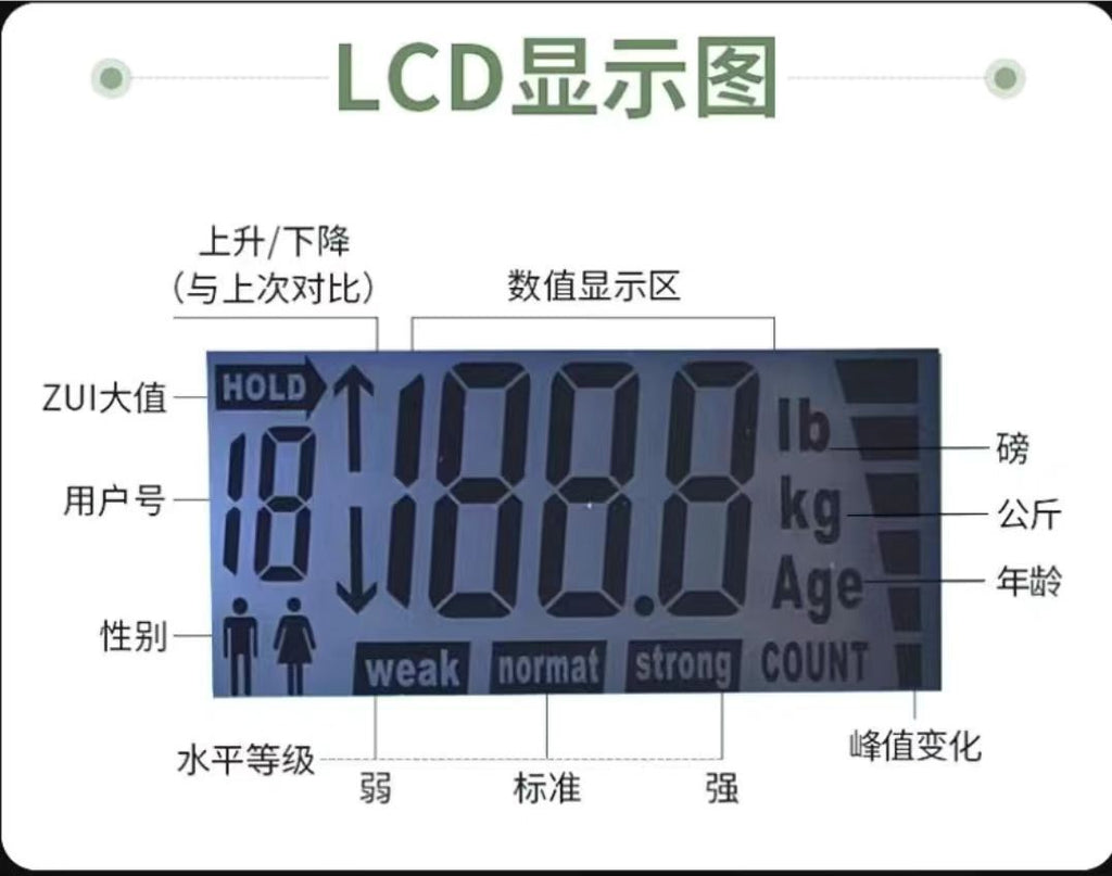 Student-specific electronic grip test instrument adult student High-precision intelligent grip counter dynamometer