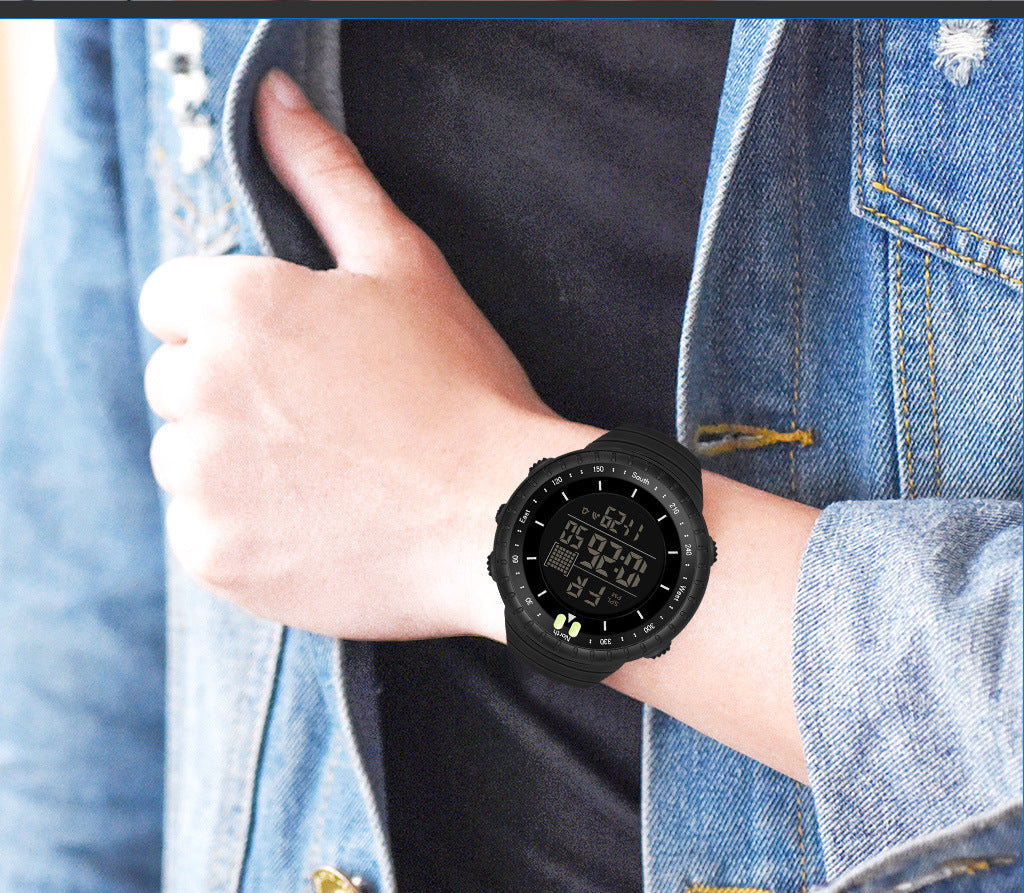 Factory Product Synoke Sports Electronic Watch Outdoor Mountaineering Multi-Functional Luminous Waterproof Large Dial Fashionable Commuter Watch