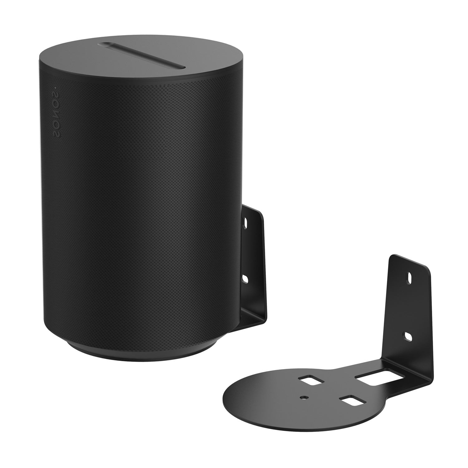 Sonos Era100 Metal Wall Mounting Wall Bracket Screw Fixation Space Saving Speaker Accessories (2 Pack