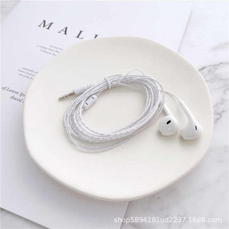 Headphone Wired Extension Cable 2m In-Ear Computer Host Round Hole Jack Mobile Phone Universal Headphone Cable Monitoring