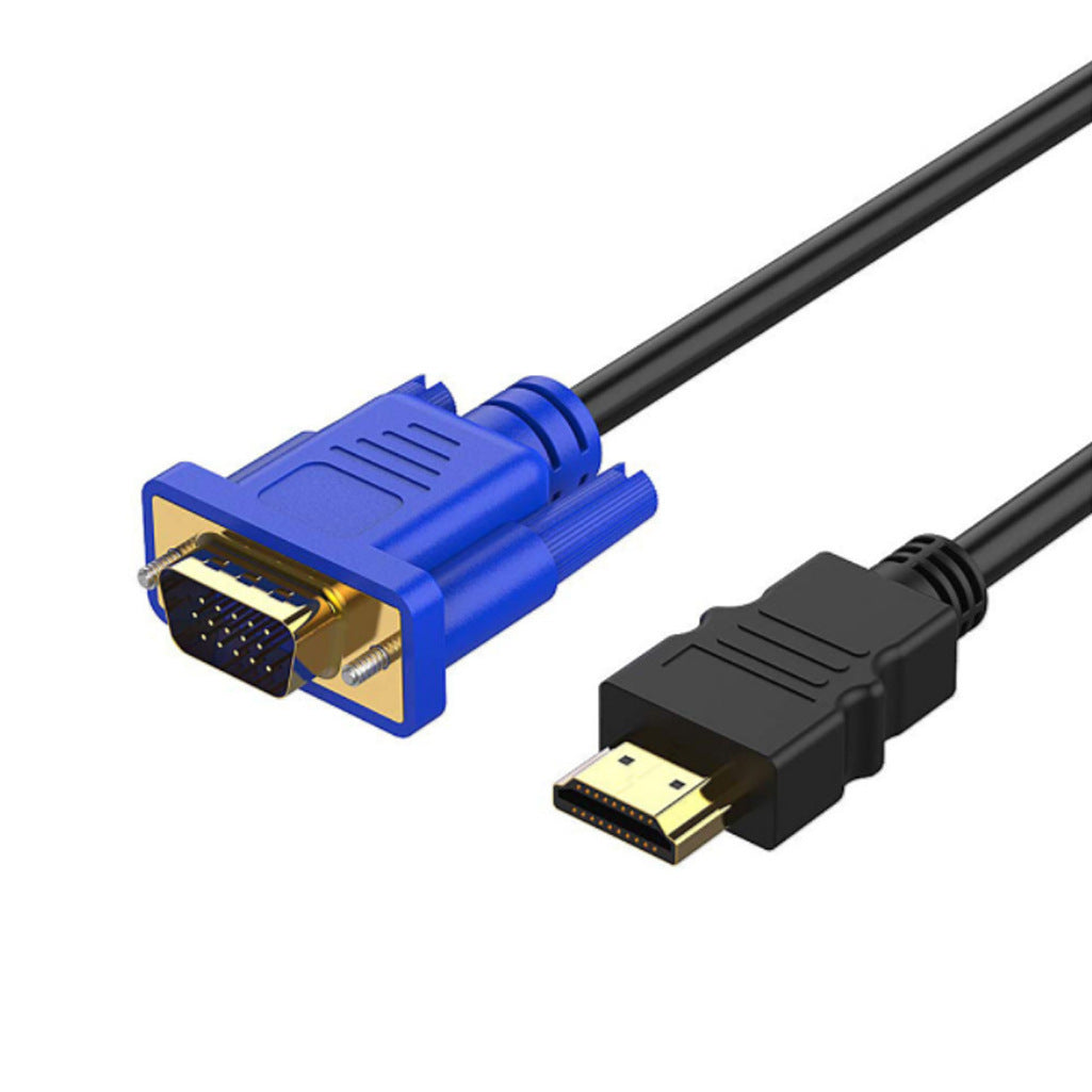 HDMI to Vga Hd Conversion Cable HDMI to Vga Player Dvd Connected to Tv Cable Without Network and Ring