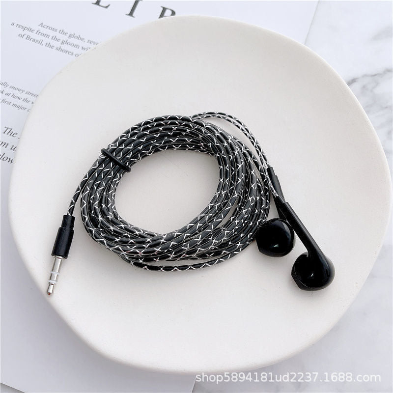 Headphone Wired Extension Cable 2m In-Ear Computer Host Round Hole Jack Mobile Phone Universal Headphone Cable Monitoring