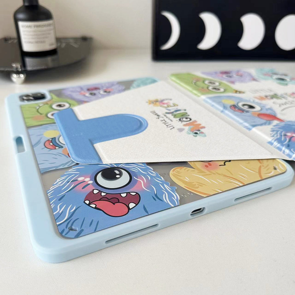 Suitable for ipadair7 flat protective cover pro11 inch cartoon painted 9 generation mini76 acrylic 10/11 generation