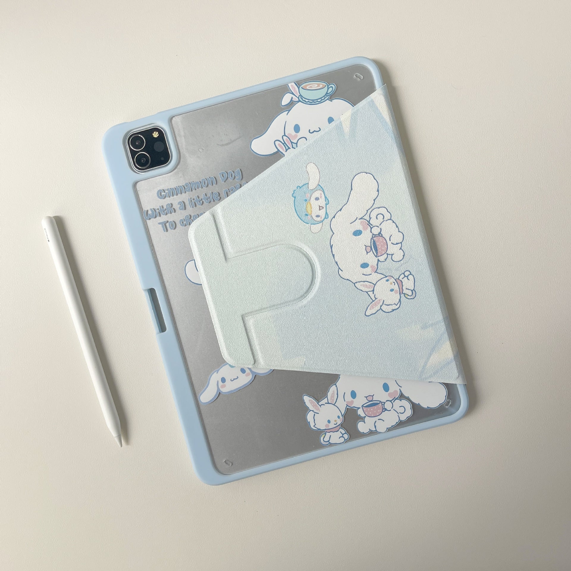 Suitable for ipadair7 flat protective cover pro11 inch cartoon painted 9 generation mini76 acrylic 10/11 generation