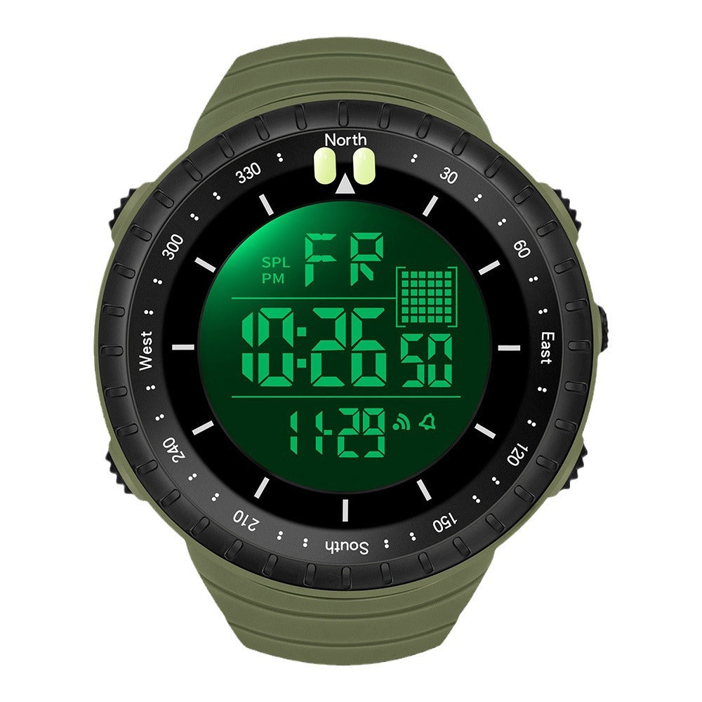 Factory Product Synoke Sports Electronic Watch Outdoor Mountaineering Multi-Functional Luminous Waterproof Large Dial Fashionable Commuter Watch