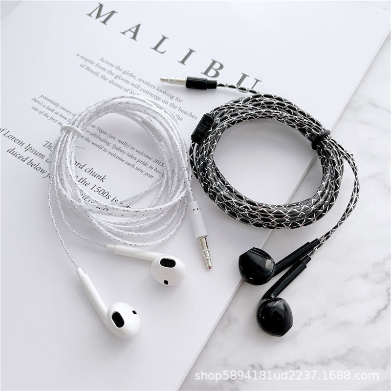 Headphone Wired Extension Cable 2m In-Ear Computer Host Round Hole Jack Mobile Phone Universal Headphone Cable Monitoring