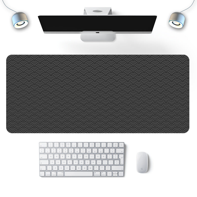 Simple Japanese mouse pad oversized electronic keyboard pad thermal transfer thick rubber wrist mouse pad wholesale