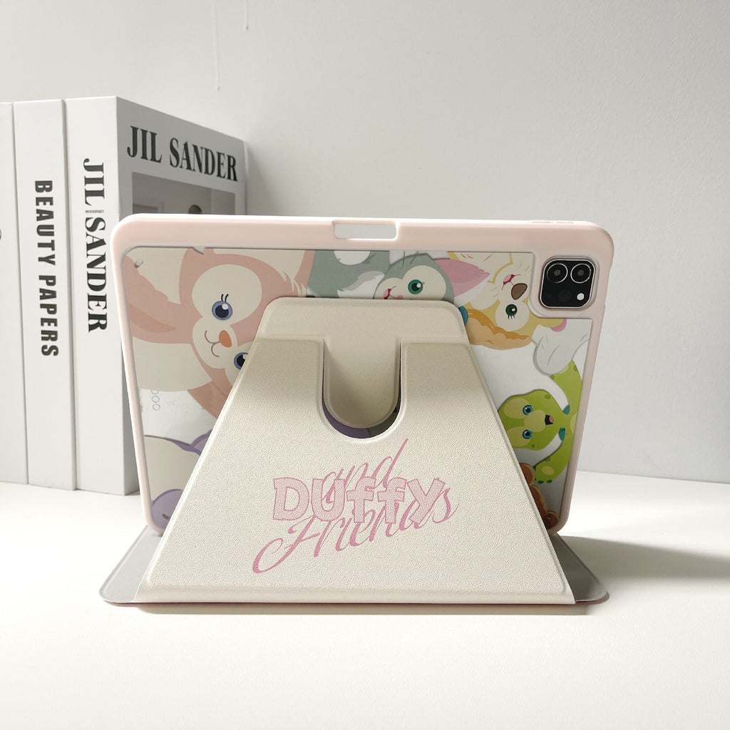 Suitable for ipadair7 flat protective cover pro11 inch cartoon painted 9 generation mini76 acrylic 10/11 generation
