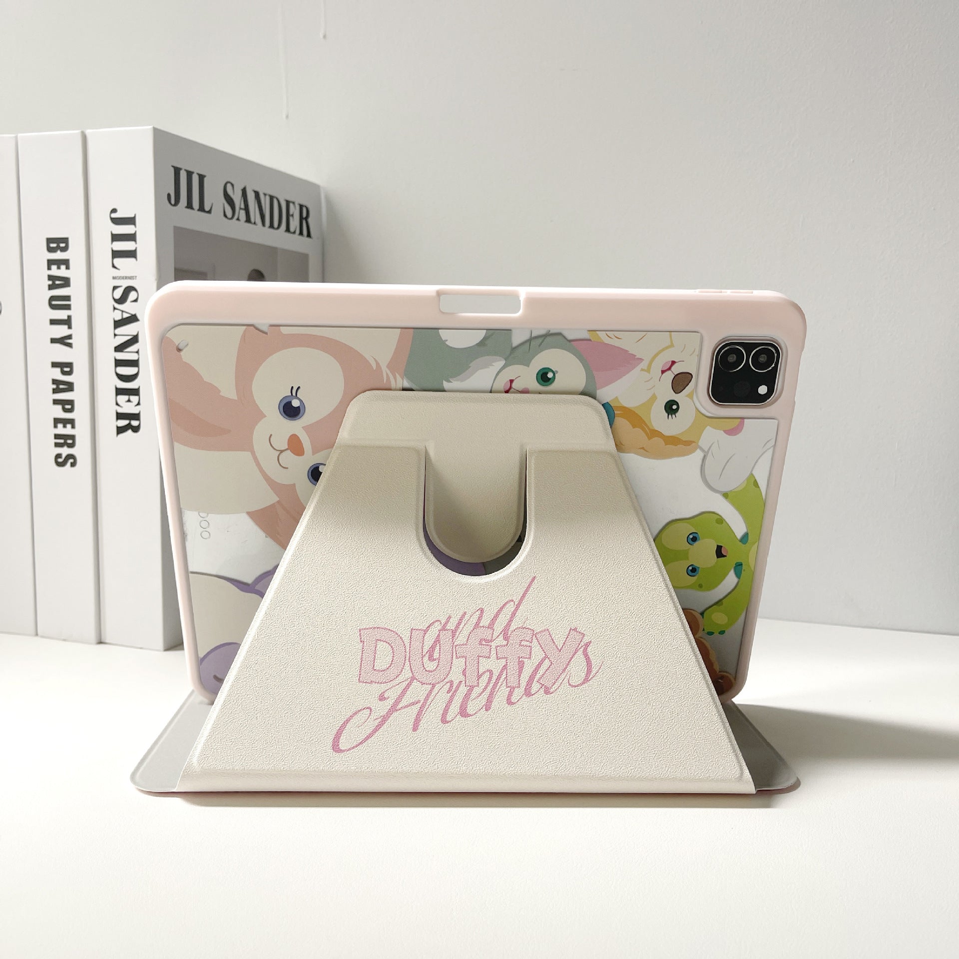 Suitable for ipadair7 flat protective cover pro11 inch cartoon painted 9 generation mini76 acrylic 10/11 generation