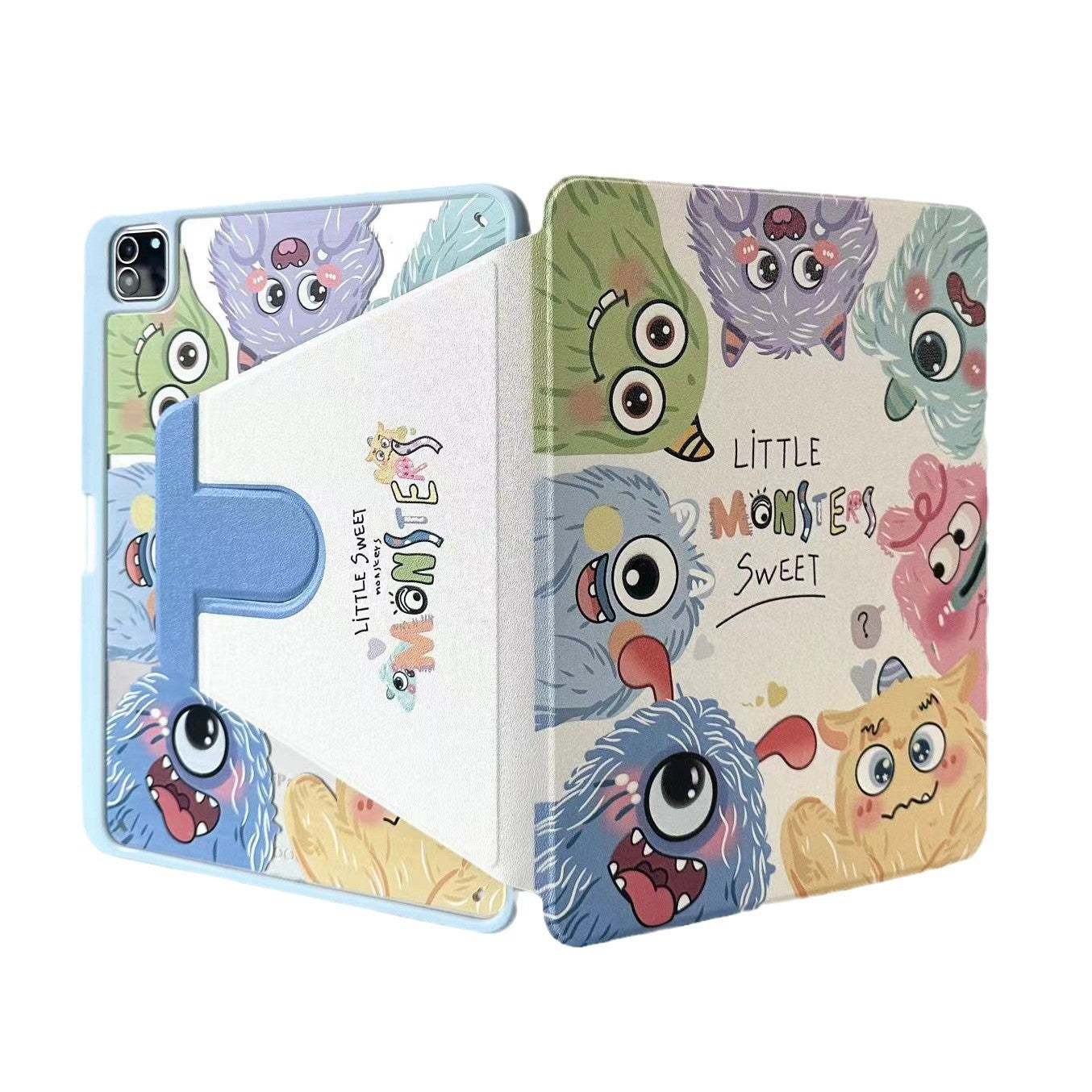 Suitable for ipadair7 flat protective cover pro11 inch cartoon painted 9 generation mini76 acrylic 10/11 generation