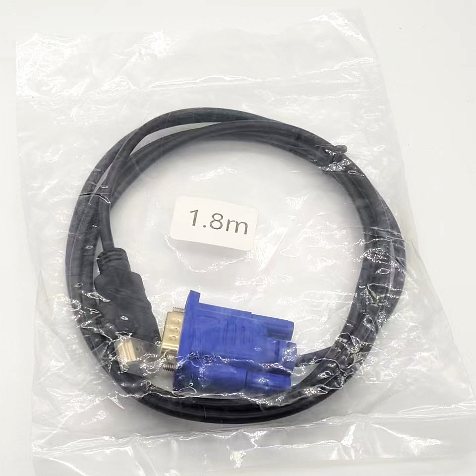 HDMI to Vga Hd Conversion Cable HDMI to Vga Player Dvd Connected to Tv Cable Without Network and Ring