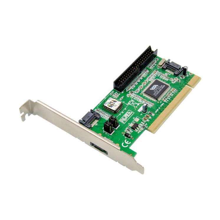 Hard Disk Transfer Card Expansion Card VIA6421 PCI to SATA ESATA Card PCI to IDE Desktop