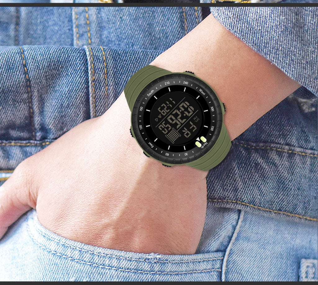 Factory Product Synoke Sports Electronic Watch Outdoor Mountaineering Multi-Functional Luminous Waterproof Large Dial Fashionable Commuter Watch