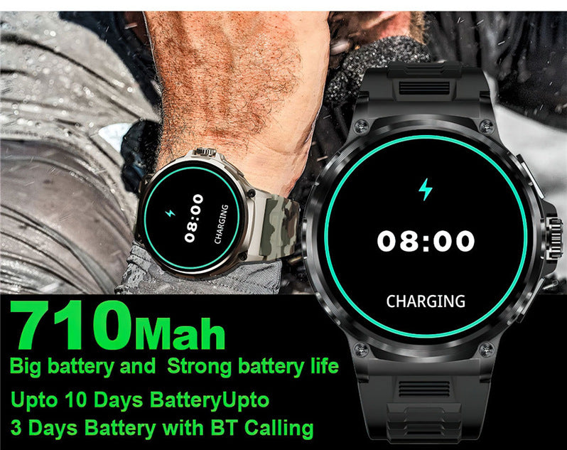 V69 Smart Watch 1.85inch Large Screen Bluetooth Call Large Screen Heart Rate Blood Oxygen Multi-Sport Outdoor Pedometer Bracelet