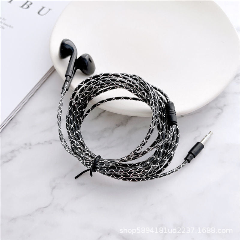 Headphone Wired Extension Cable 2m In-Ear Computer Host Round Hole Jack Mobile Phone Universal Headphone Cable Monitoring