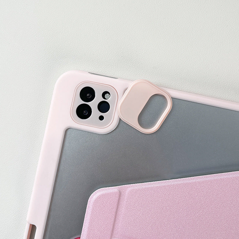 Suitable for ipadair7 flat protective cover pro11 inch cartoon painted 9 generation mini76 acrylic 10/11 generation