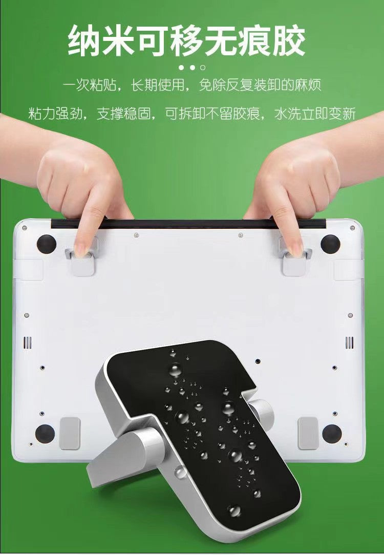 Zinc alloy laptop stand desktop metal ultra-thin invisible heat dissipation folding portable computer stand
