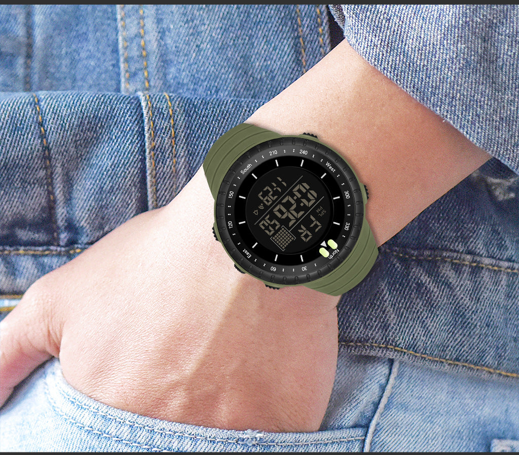 Factory Product Synoke Sports Electronic Watch Outdoor Mountaineering Multi-Functional Luminous Waterproof Large Dial Fashionable Commuter Watch