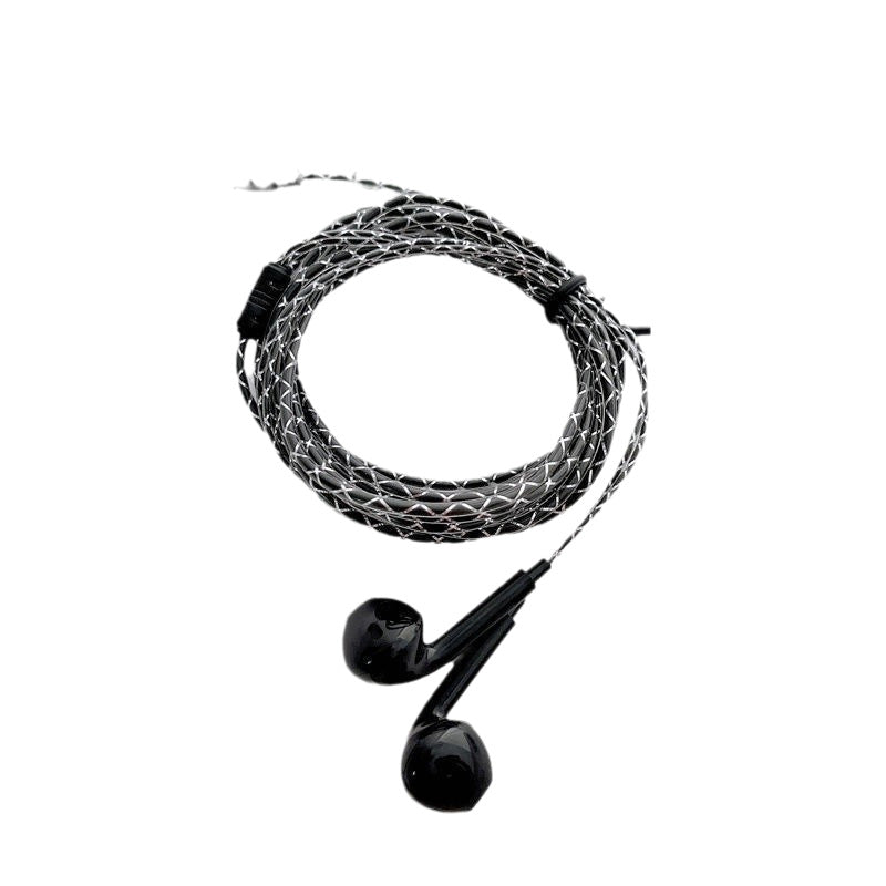 Headphone Wired Extension Cable 2m In-Ear Computer Host Round Hole Jack Mobile Phone Universal Headphone Cable Monitoring