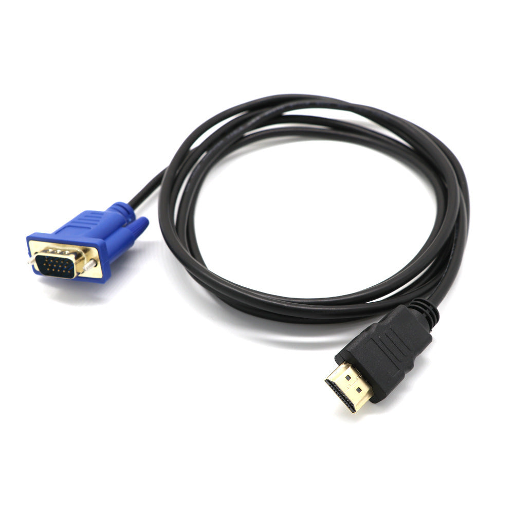 HDMI to Vga Hd Conversion Cable HDMI to Vga Player Dvd Connected to Tv Cable Without Network and Ring