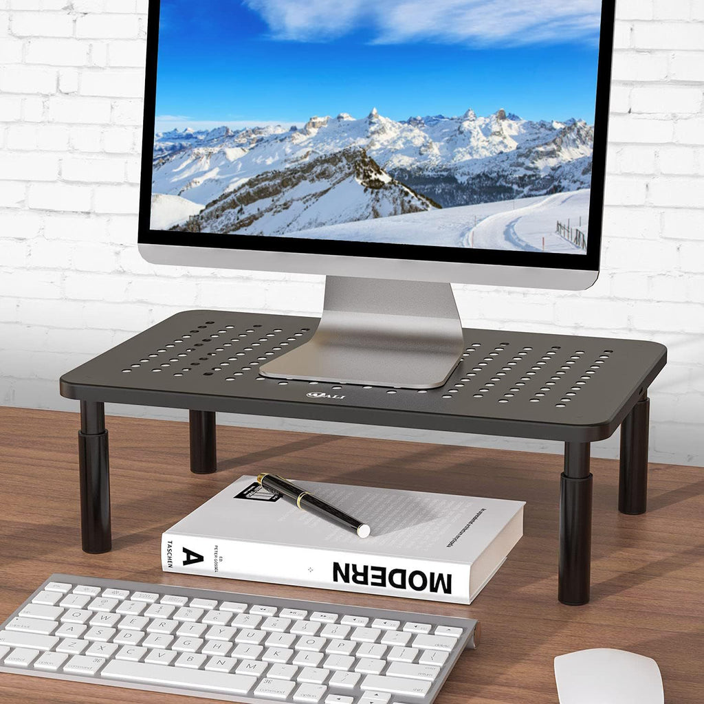 Cross-Border Monitor Computer Stand, Adjustable Height Laptop Desktop Base, Storage Rack, Height-Increasing Stand