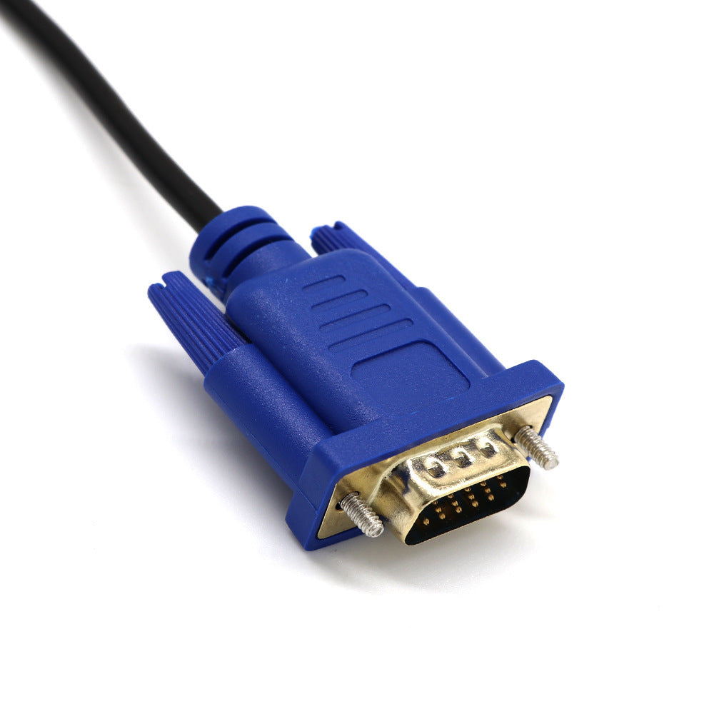 HDMI to Vga Hd Conversion Cable HDMI to Vga Player Dvd Connected to Tv Cable Without Network and Ring