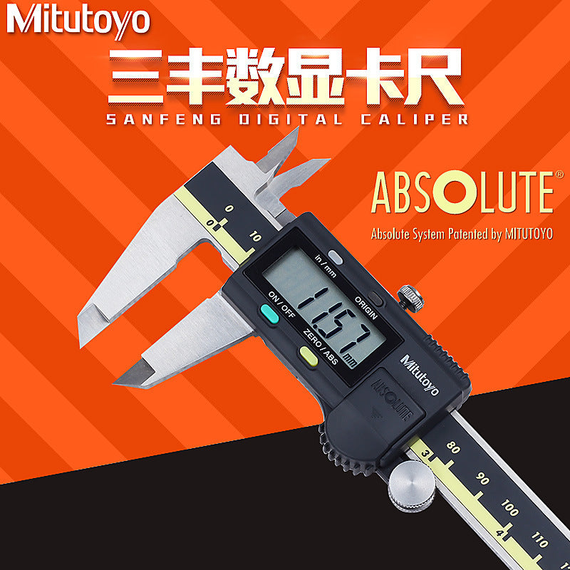 Mitutoyo Japan Sanfeng Digital Caliper 0-150 200 300mm Electronic Vernier High Precision Stainless Steel