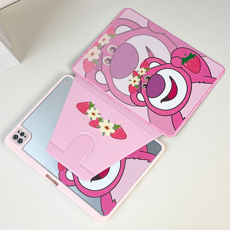 Suitable for ipadair7 flat protective cover pro11 inch cartoon painted 9 generation mini76 acrylic 10/11 generation