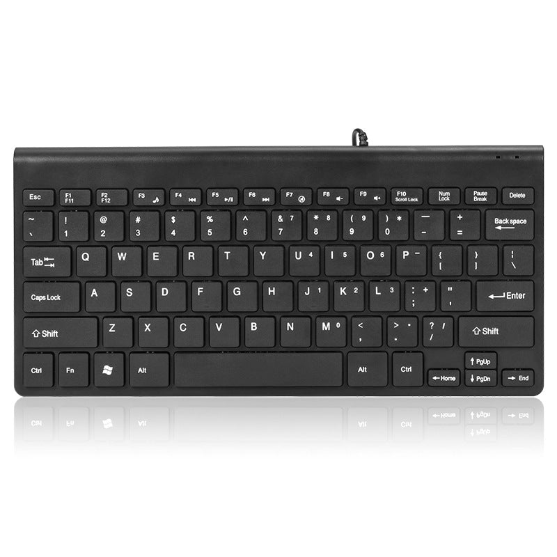 Chocolate Thin Keyboard USB Mini usb Wired Keypad Business Computer Office PC Wired Keyboard