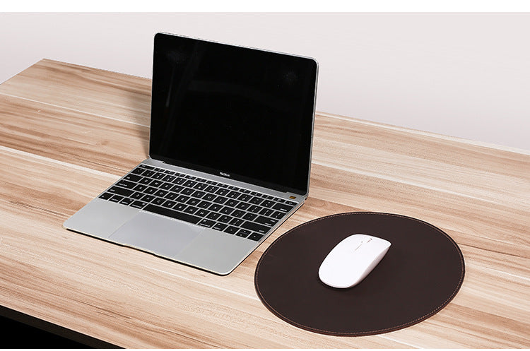 Thickened Crazy Horse leather computer table mat desk leather mouse pad cowhide laptop comfortable non-slip leather pad