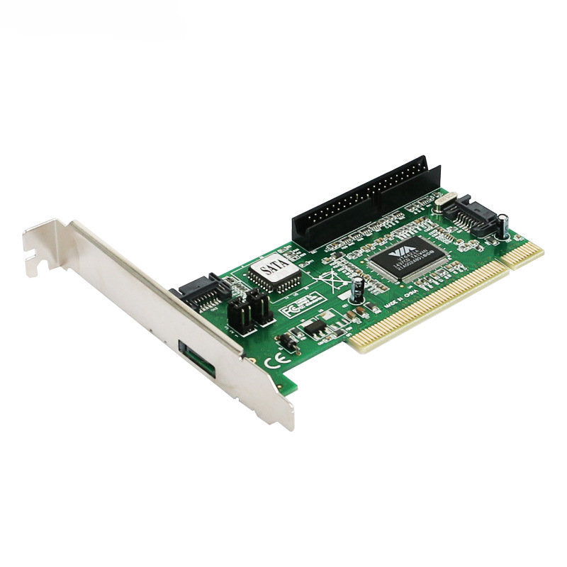 Hard Disk Transfer Card Expansion Card VIA6421 PCI to SATA ESATA Card PCI to IDE Desktop