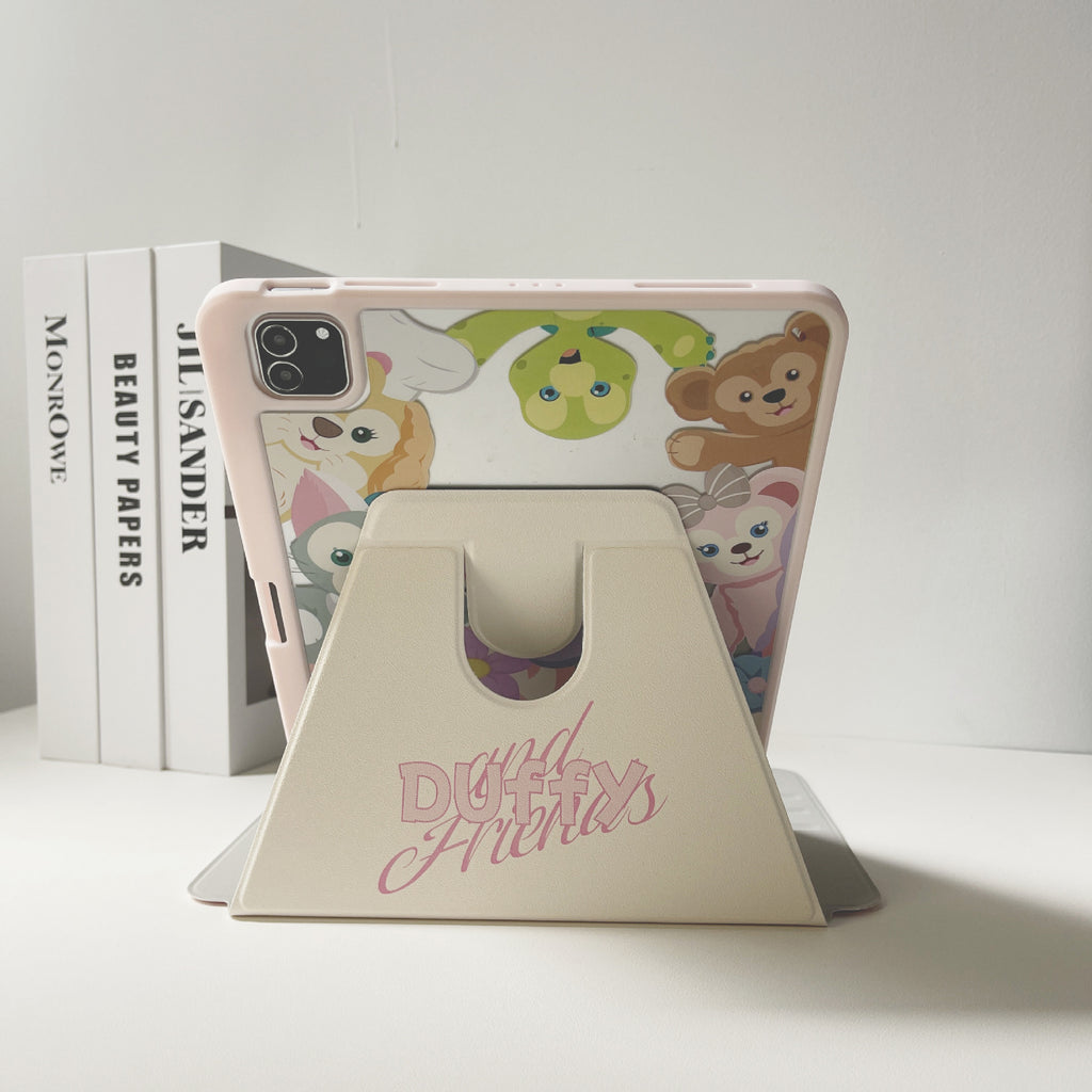 Suitable for ipadair7 flat protective cover pro11 inch cartoon painted 9 generation mini76 acrylic 10/11 generation