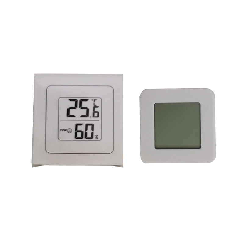 Cross-border electronic digital display thermometer household precision thermometer can stand wall mini electronic temperature and humidity meter