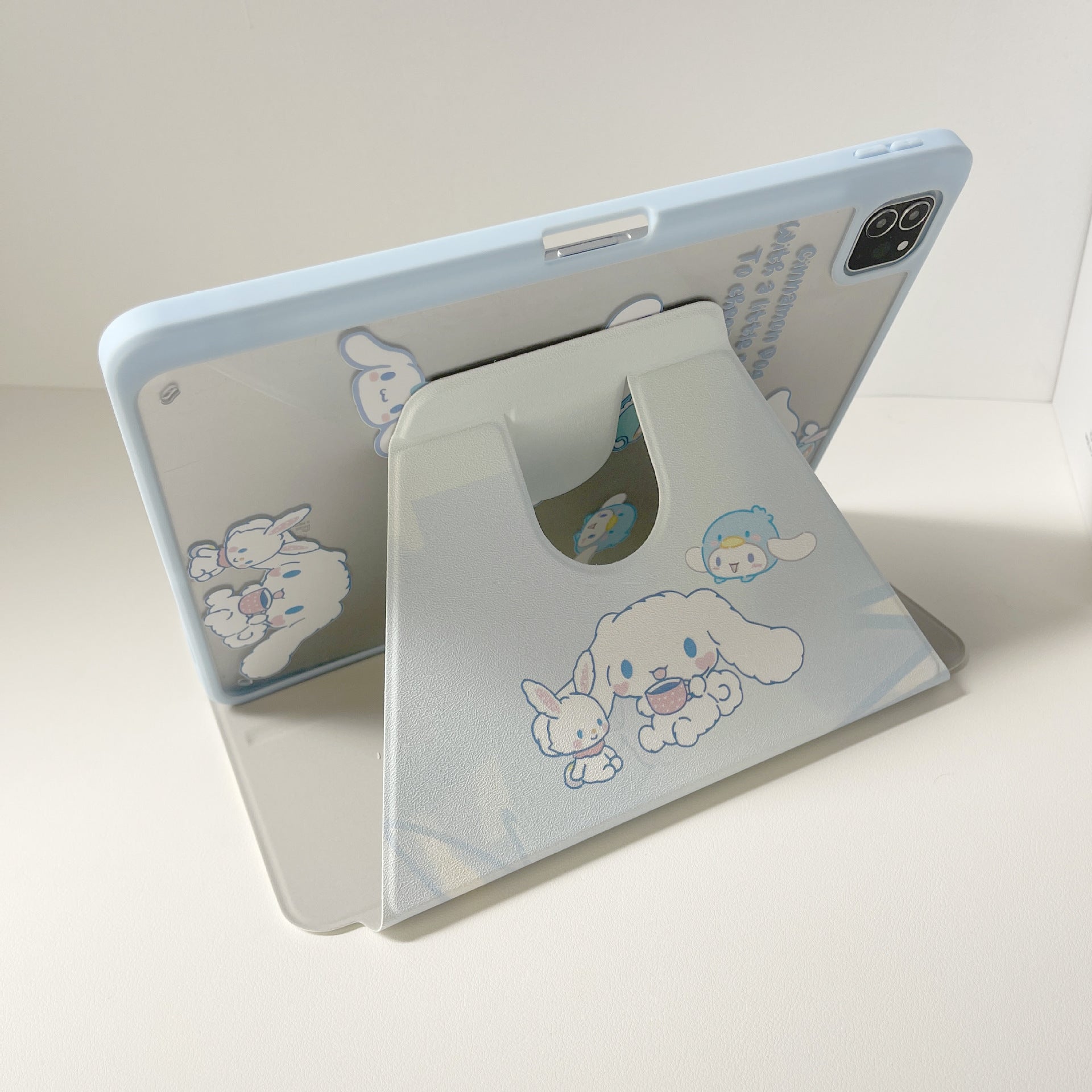 Suitable for ipadair7 flat protective cover pro11 inch cartoon painted 9 generation mini76 acrylic 10/11 generation