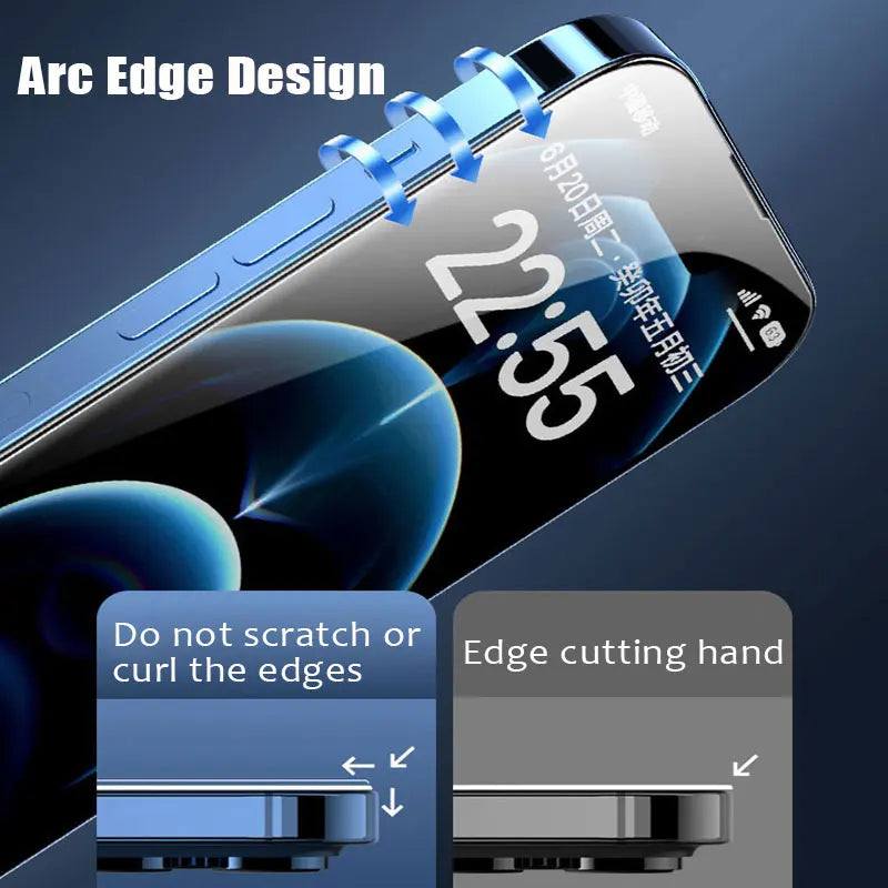 Anti-Spy Tempered Glass for iPhone 11 12 13 14 15 16 Pro Max 15 Plus 13 Mini Privacy Screen Protector For iPhone Xr Xs SE 2020